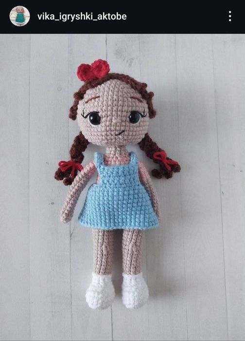 Вязаные игрушки, ручная работа