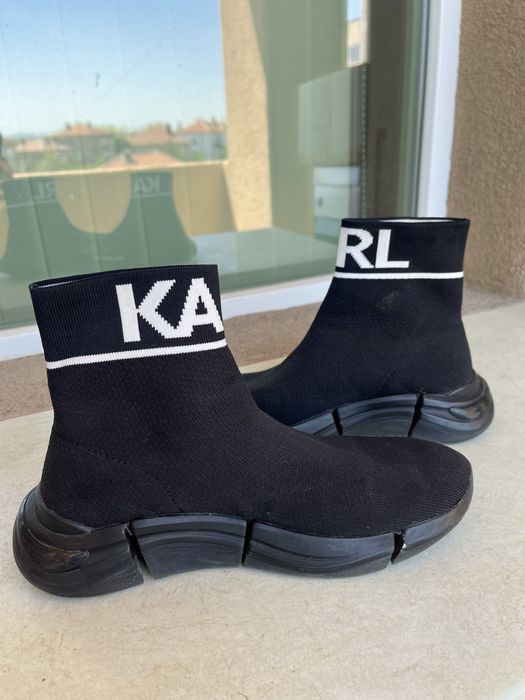 Karl Lagerfeld Quadra Sock Boot