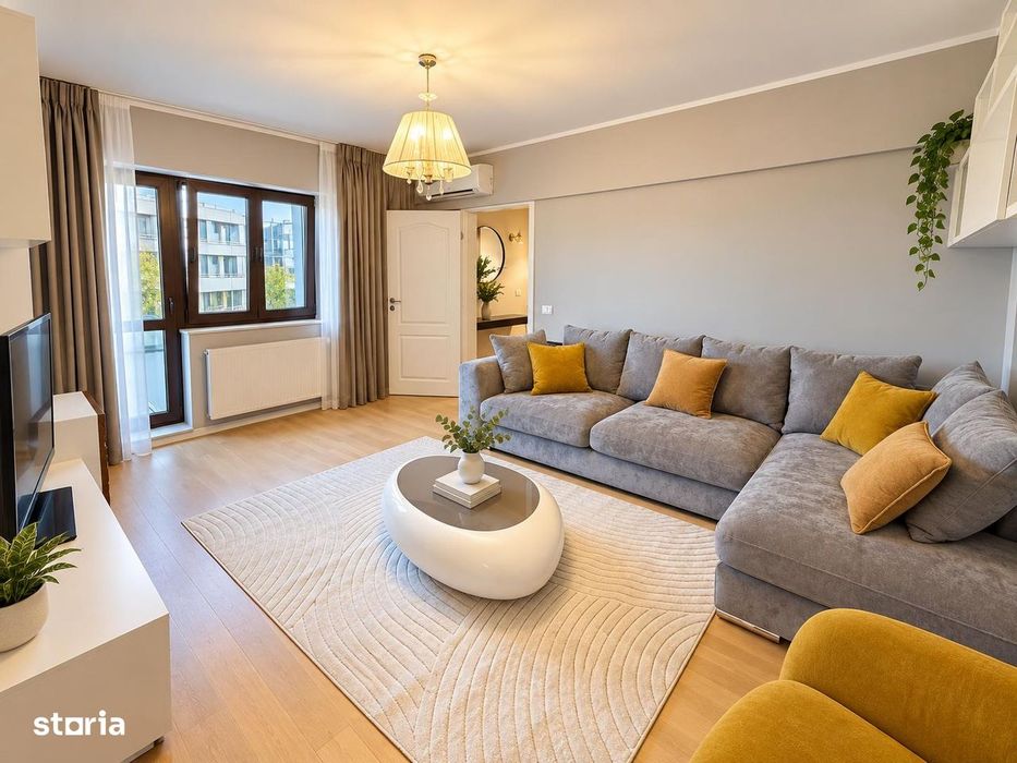 Apartament Aviatiei cu lift, decorat designer, prima inchiriere, utila