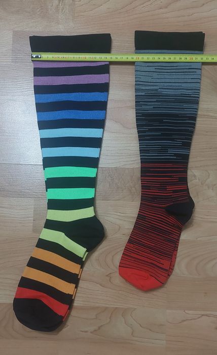 Ластични медицински (компресивни) чорапи XXL за разширени вени)