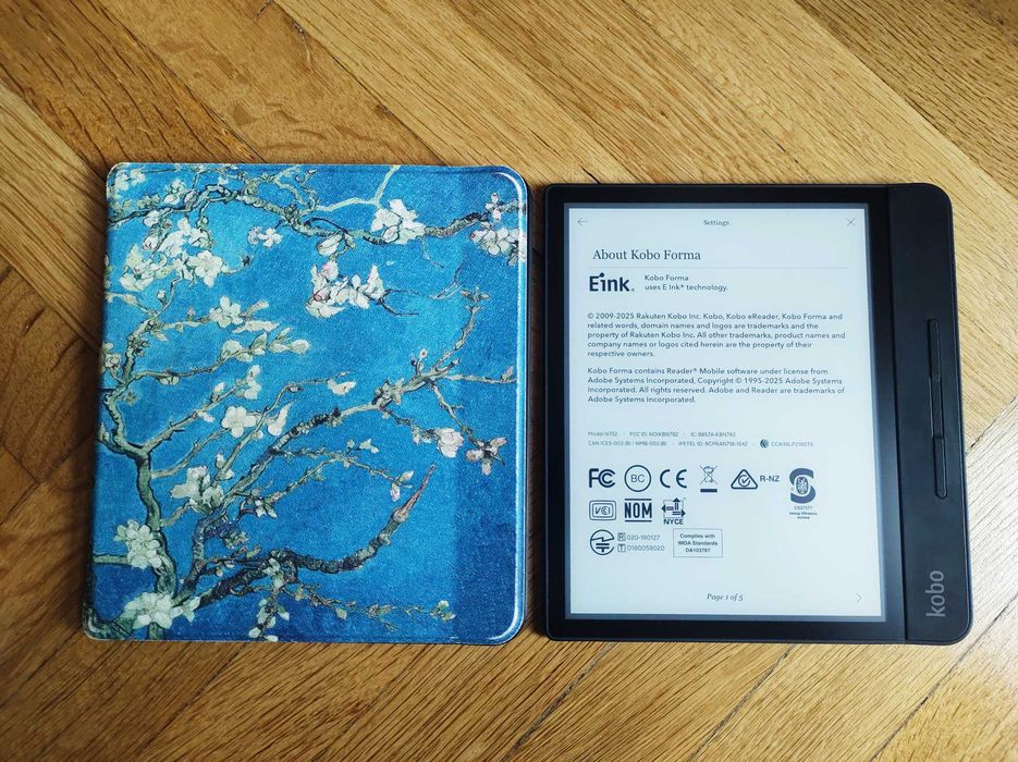 Kobo Forma електронна книга с подсветка четец за книги 8" + калъф