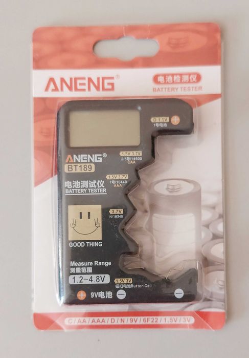 6 в 1 тестер за батерии