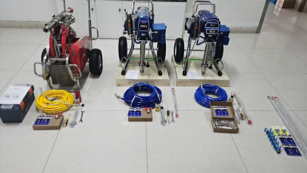 Оборудование для нанесения Шпаклёвки и краски. Shpaklyovka va kraska s