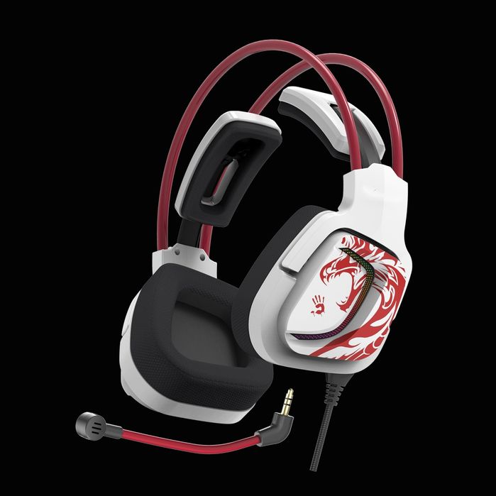 Проводная игровая гарнитура Bloody G575 Naraka, Punk yellow, Black