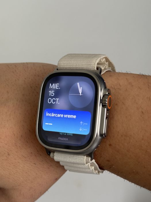 Apple Watch Ultra 1 94% Aproape Nou , GPS + Cellular , 49MM , Natural