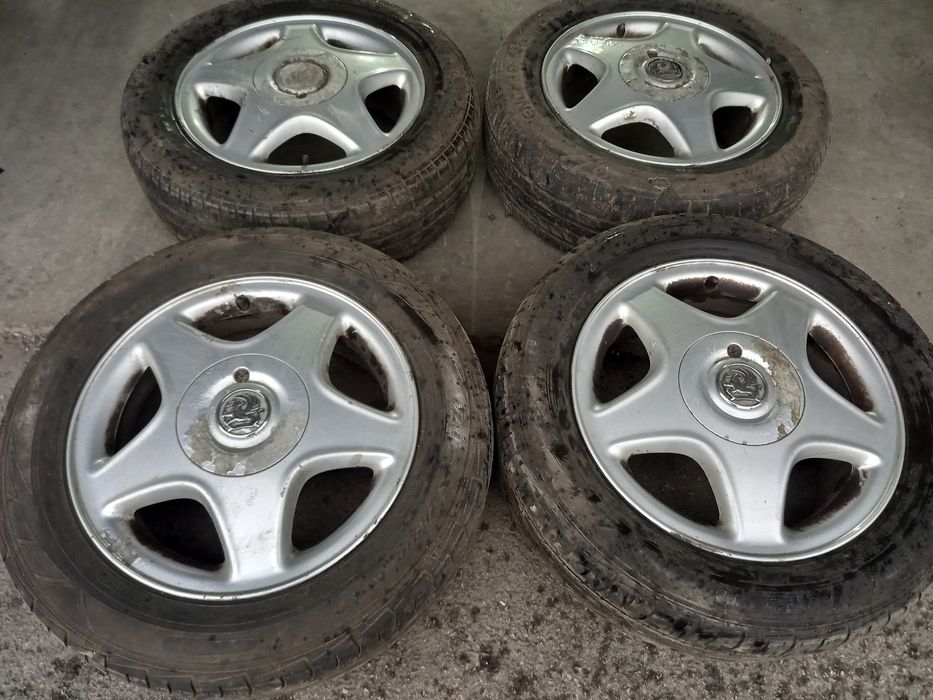 5х110/15 с гуми Опел Астра Зафира Вектра 5x110/15 Opel Astra Zafira