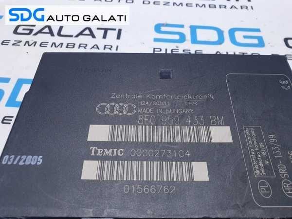 Modul Calculator Confort Comfort Audi A4 B7 2004 - 2008 Cod Piesa  8E0 959 433 BM 8E0959433BM [L3633]