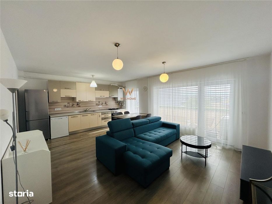 Apartament 3 camere, balcon mare, mobilat, Etaj 12 - 2 locuri de parca