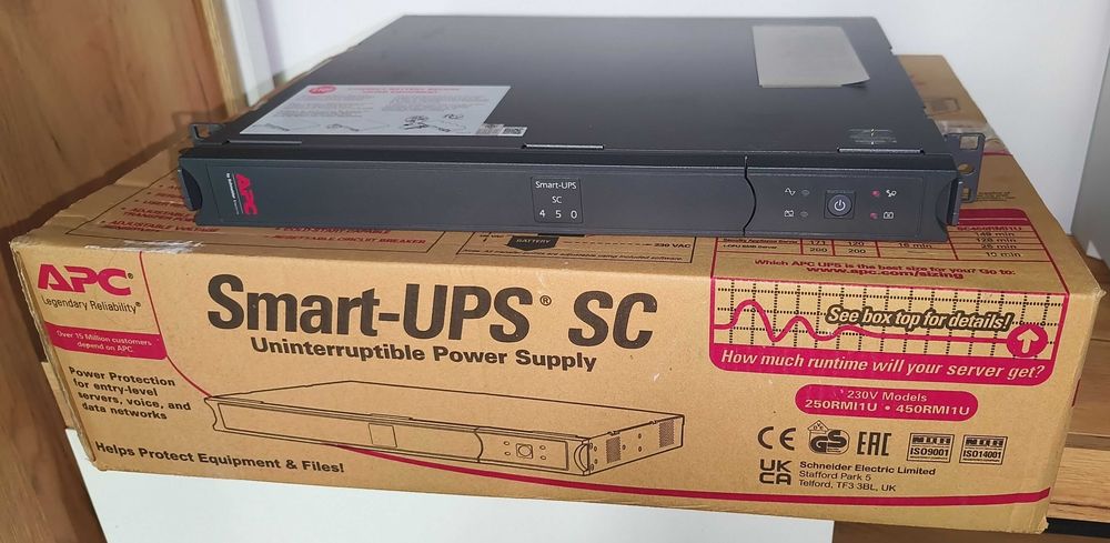 UPS APC Smart-UPS SC 450 Rack-abil NOU