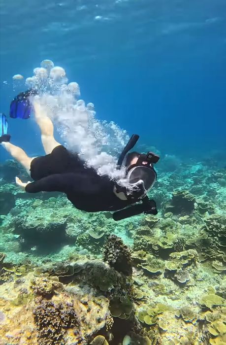 Комплект за гмуркане – бутилка 500 мл с маска