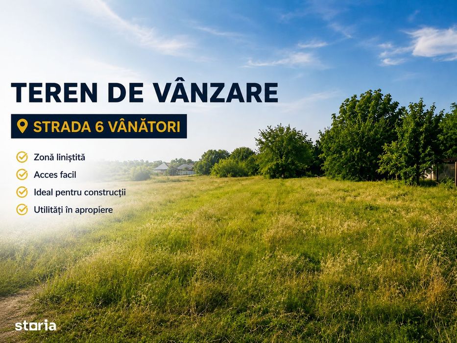 Teren intravilan 6 Vanatori 534 mp