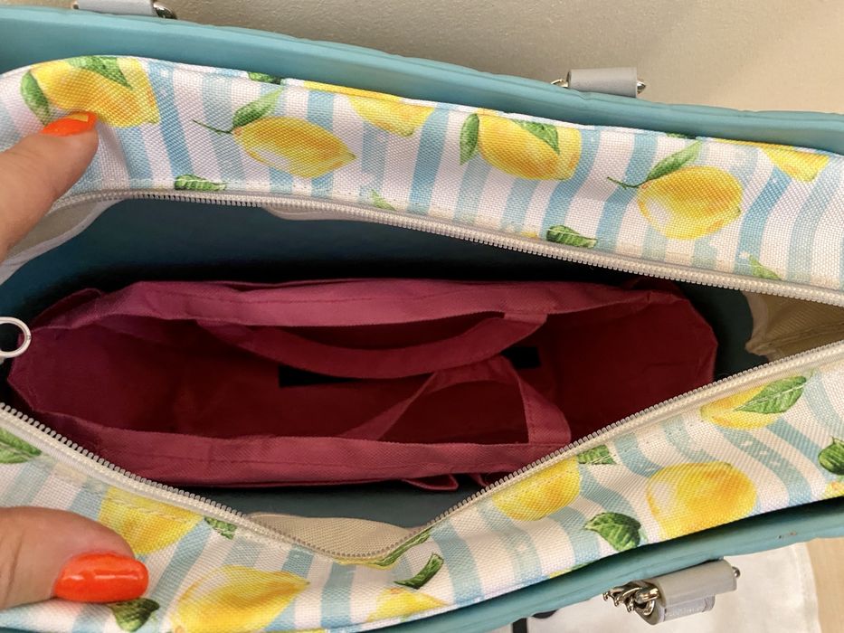 Obag mini Matelasse tecture Acqua