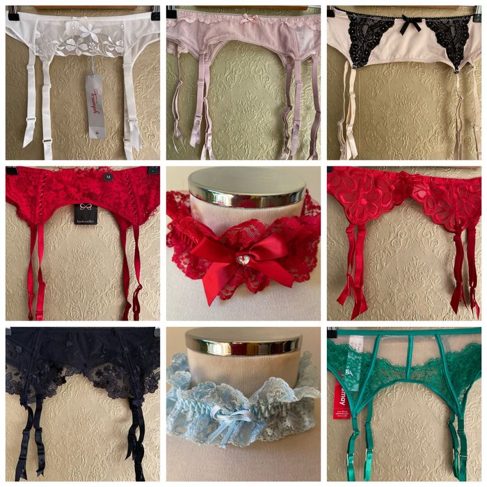 Дантелен колан за жартиери Triumph/ Уамамау/ Britney Spears/ Tenzenis/ Victoria's secret бикини