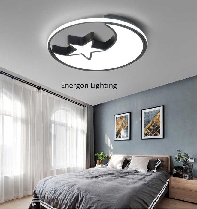 Луксозна LED лампа за ДЕТСКА СТАЯ висок клас плафон Луна