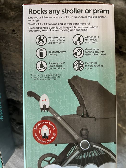 Babyrocker люлеене за количка rockit шейкър и музикална въртележка