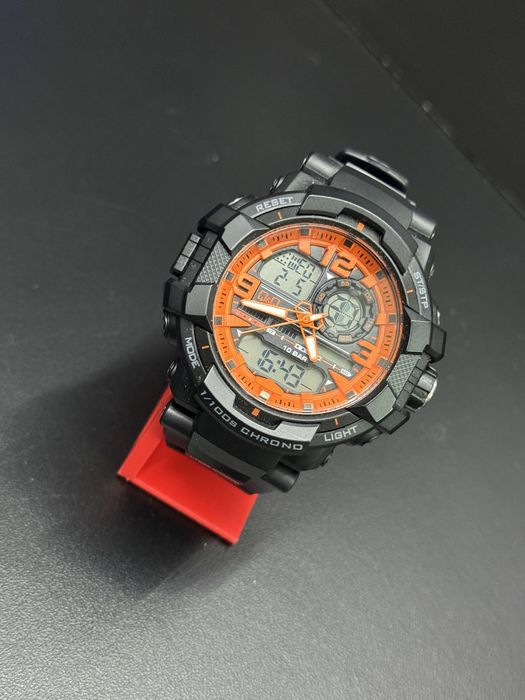 Ceas Q&Q 1/100S CHRONO Bratara Silicon