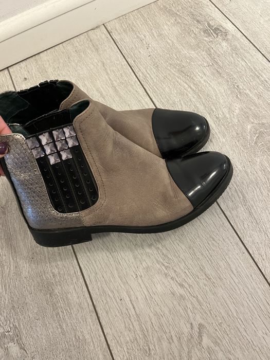 Ghete cafe noir piele marime 37