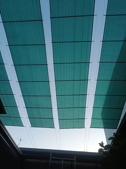 Солнцезащитные теневые сетки