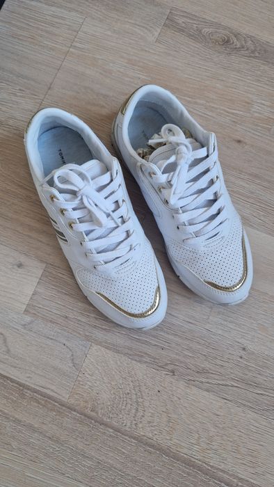 Adidasi Tommny Hilfiger, piele, 38