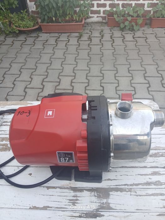 Pompa apa de suprafață Einhell inox  GC GP 1250NN  1200W 5000L  / H  merge in sistem hidrofor butoaie de bere vas de expansiune inox