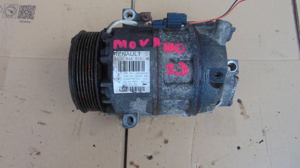 Compresor clima Renault Master 2.3 Trafic 1.6 Opel Movano Vivaro Nissan primastar cod 8200848916b