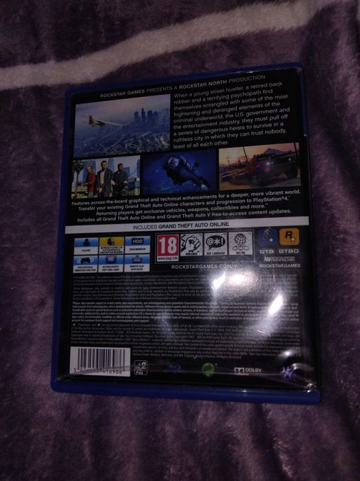 GTA за PlayStation 4. Играта е в отлично състояние.
