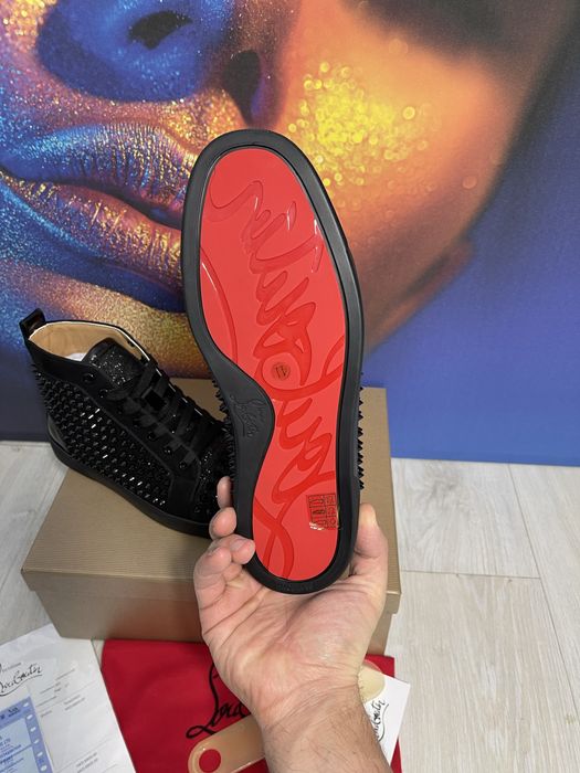 Adidasi Christian Louboutin piele naturala 100% Premium Full Box