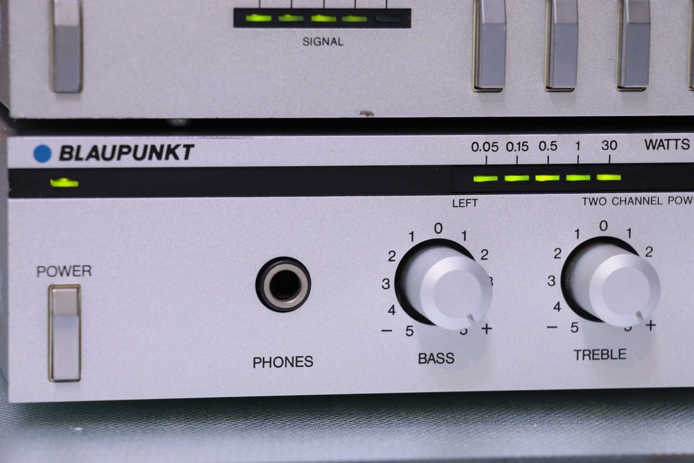 Mini Sistem Hi-Fi Rare Blaupunkt Micronic A-60 & T-60, Argintiu, Retro