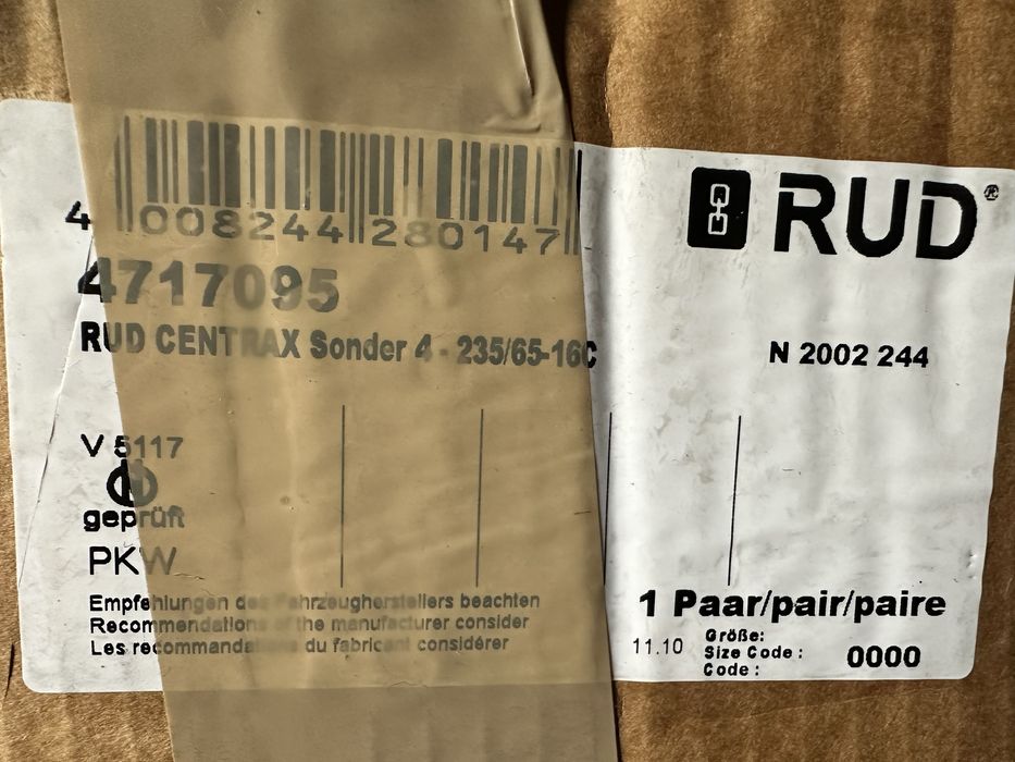 Lanturi autoutilitare RUD noi 235/65/16c Ivevo Mercedes Ford Crafter