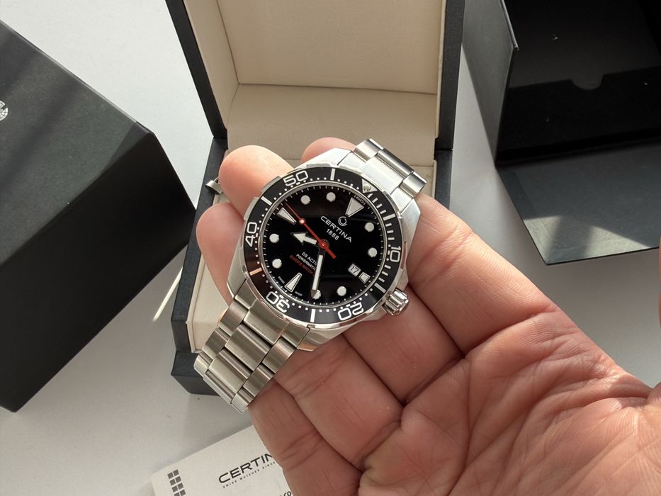 Certina DS Action Diver 43 MM Powermatic 80 negru