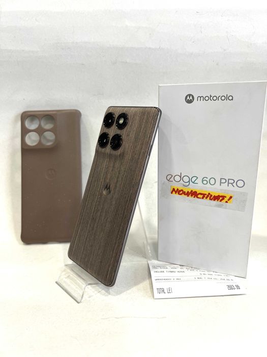 Motorola Edge 60Pro 5G,512GB/12GB, garanție 3Ani/10luni,NOU/Activat!