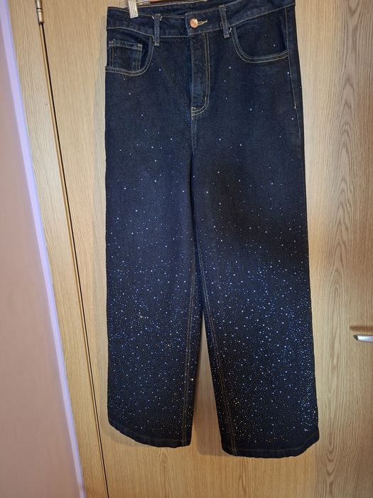 Дамски чисто нови  дънки камъни