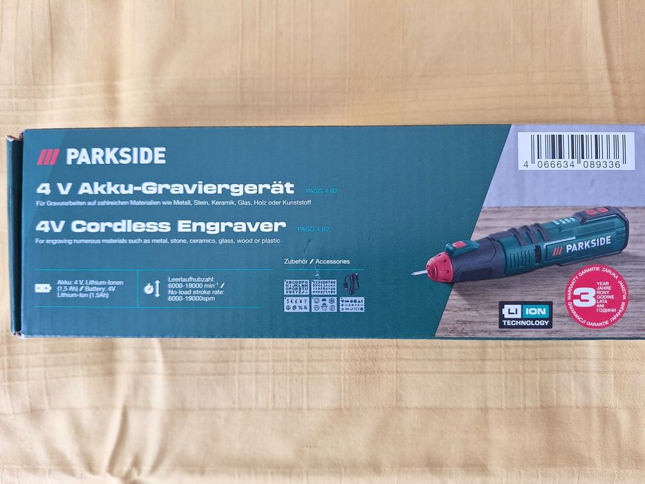 Aparat pentru gravura pe sticla, fier, lemn piatra cu acumulator