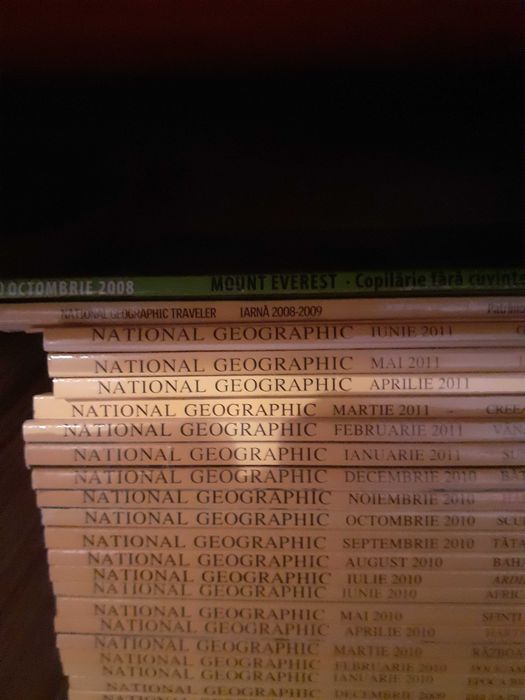 Revista ,,NATIONAL GEOGRAFIC" , primele 98 de numere, mai2003-iun2011