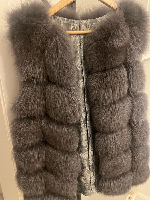Vesta blana naturala impecabila