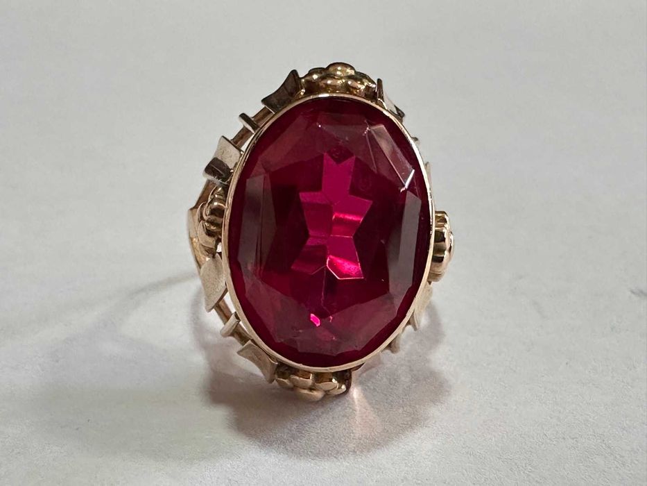 Златен дамски пръстен 14K – 7,07гр, размер 53