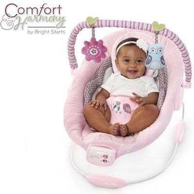 Вибрира шезлонг Comfort Harmony 2в1 розов