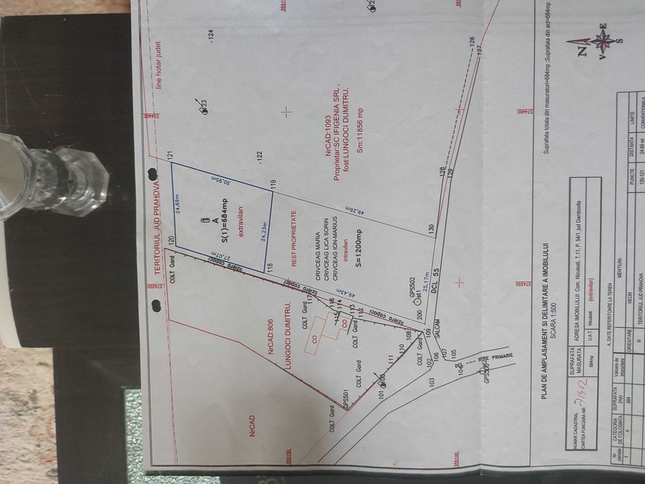 Vand teren 1884 in niculesti dambovita langa national golf  intraviran acte la zi deschidere 25.17 m  22 euro negociabil tel 0770382287 detali la tel