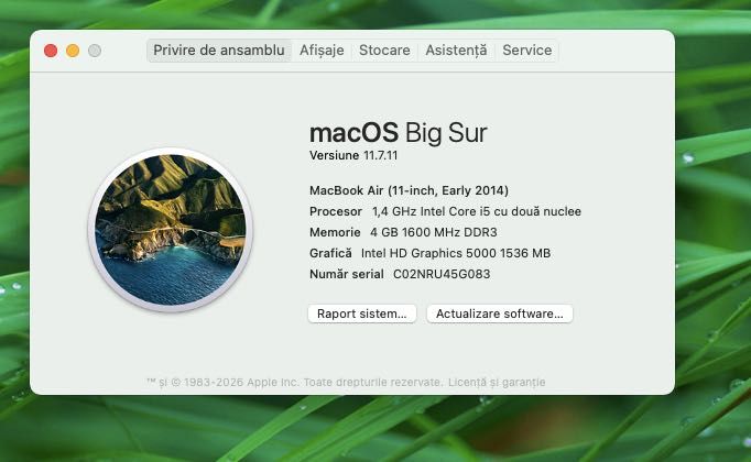 Macbook Air 11 inch in stare excelenta