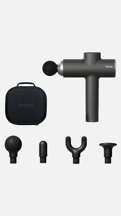 Pistol masaj Yunmai Fascia Gun SE, 3200 rpm,4 capete