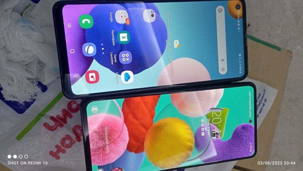 Samsung a21S bilan Samsung a 51 sotiladi