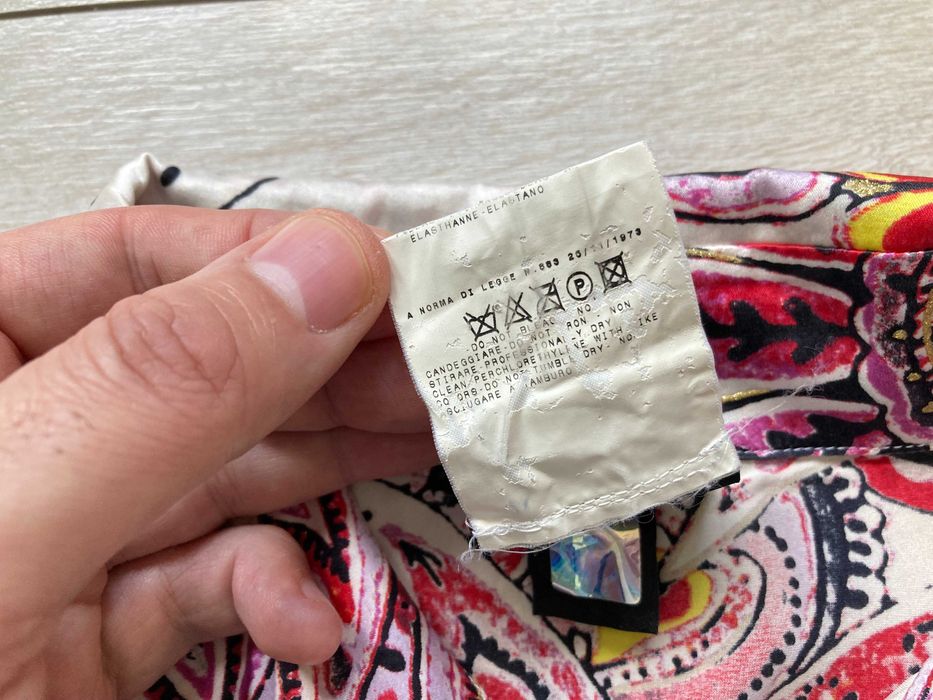 Just Cavalli Animal Print женска копринена блуза коприна IT40 / S / 36