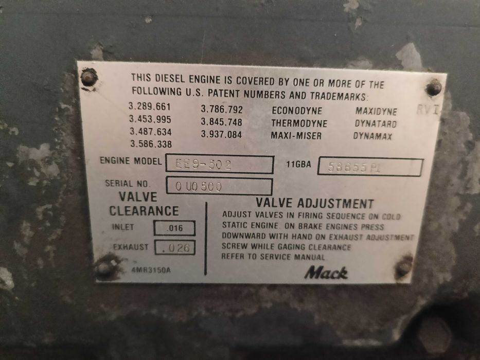 Двигатель Renault Magnum V8 Рено