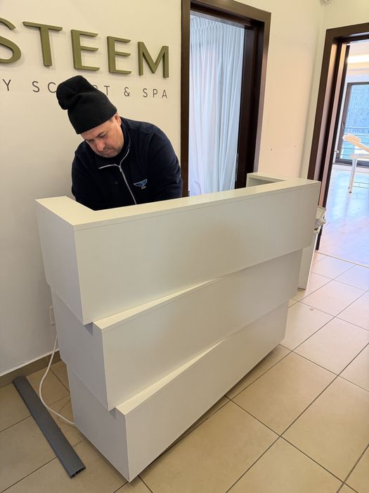 Recepție Salon Albă - 140 x 90 cm