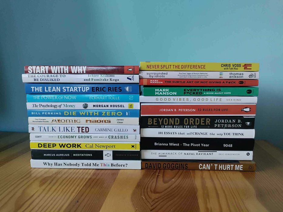 Разделям се с книги за личностно равитие!