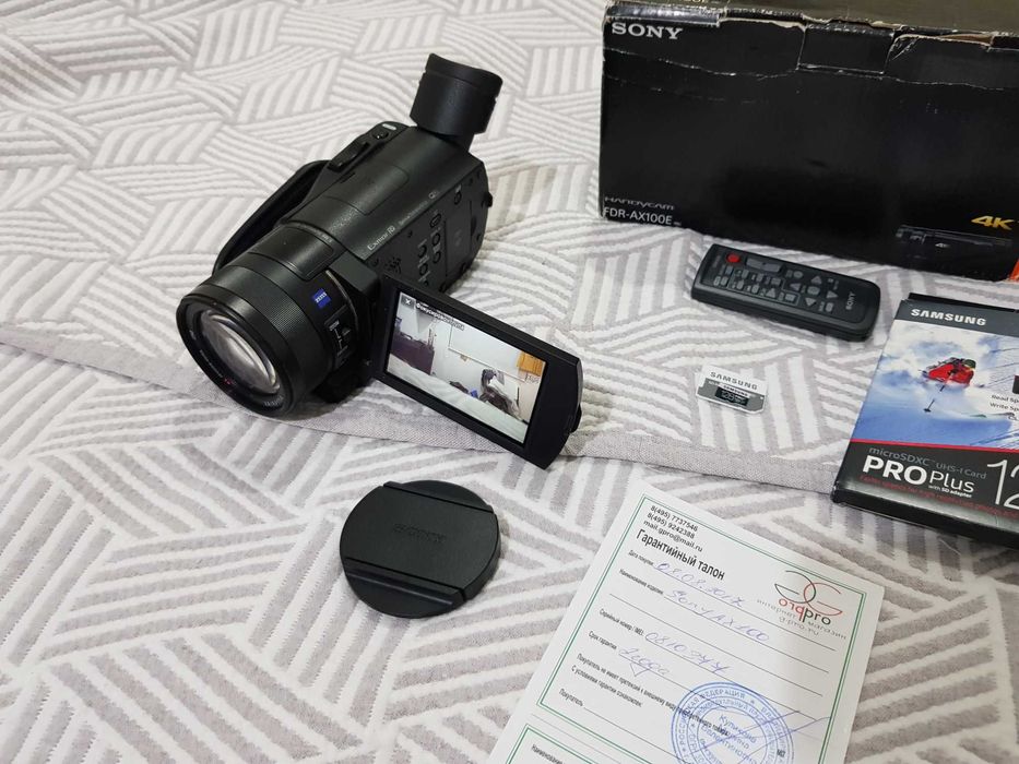 Sony FDR Ax100E Видеокамера