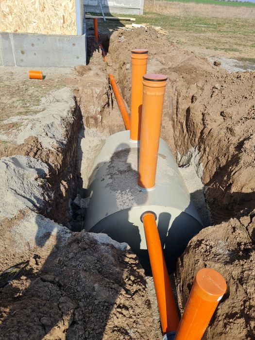 Fosă septică cu montaj