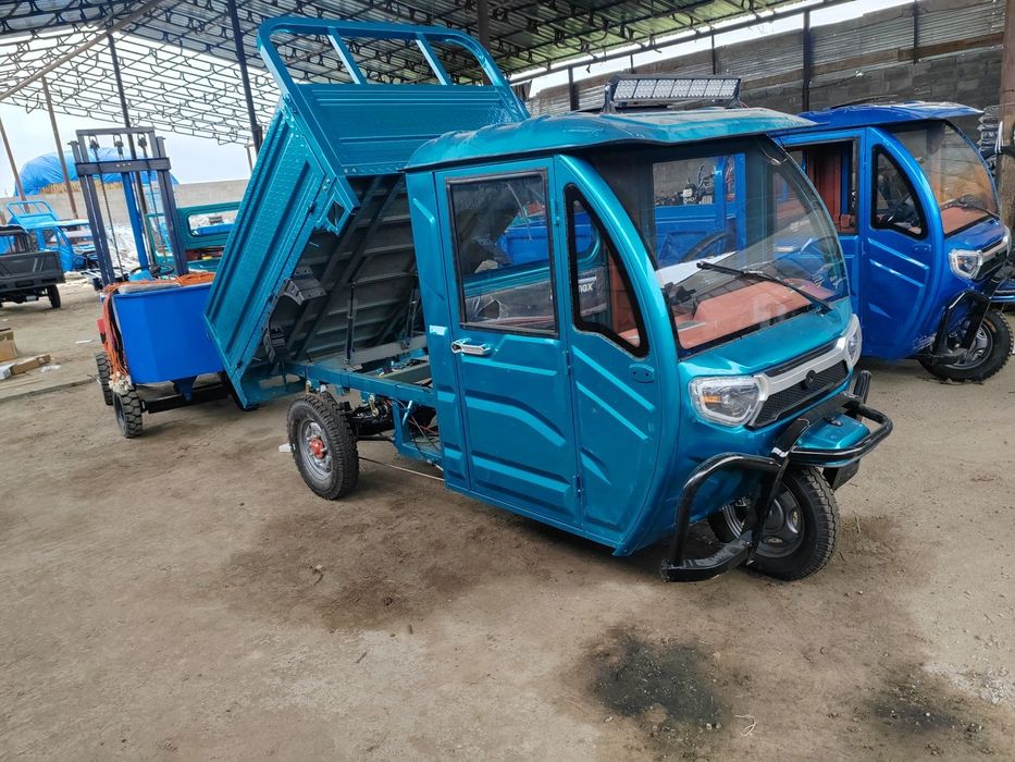 Трицикл бензин және электрлі