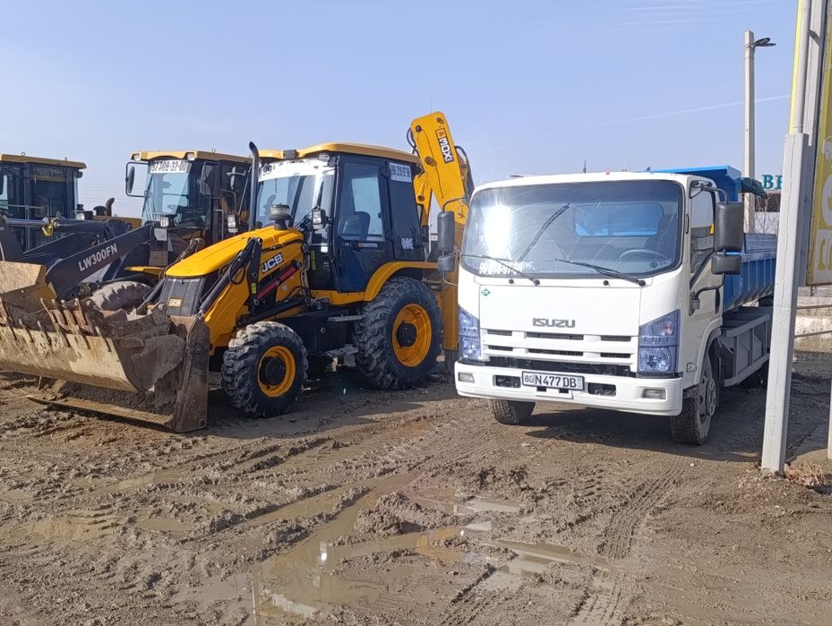 Услуги isuzu shebin pesok экскаватора погрузчика Арендага хам бера