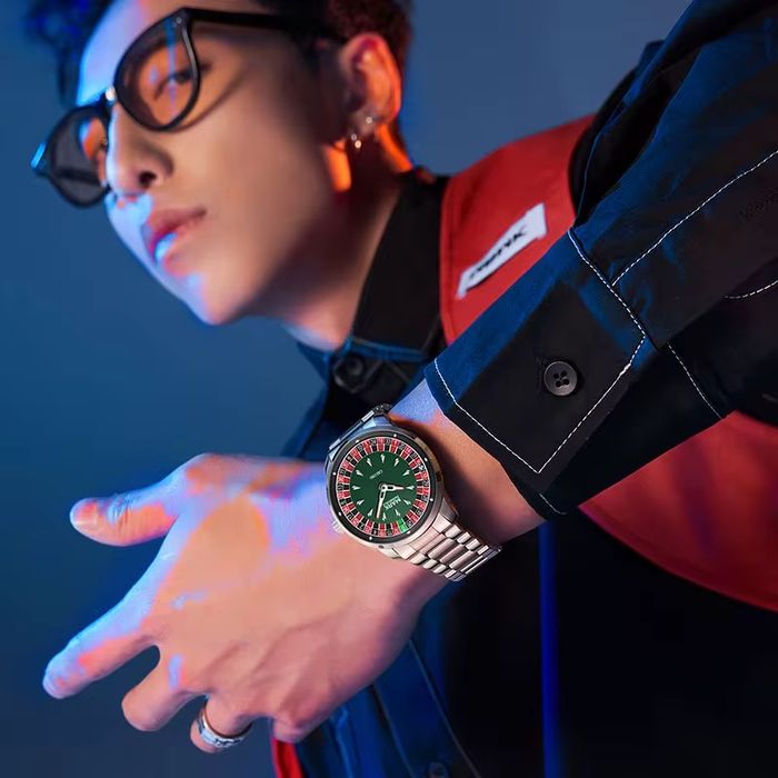 Уникален мъжки часовници с казино дизайн – Въртящ се циферблат